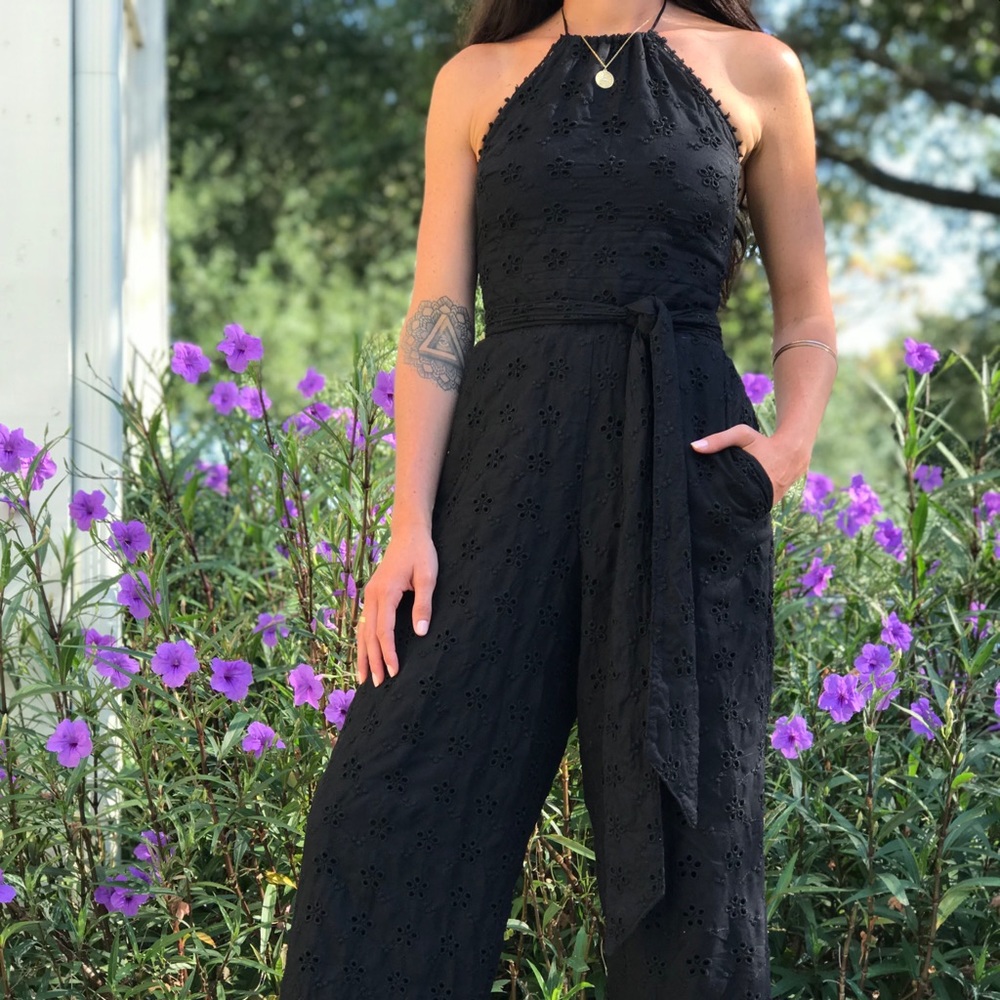 Winston White Black Jumpsuit
